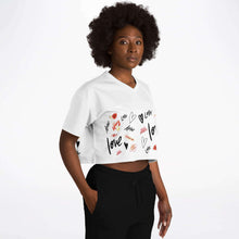 Load image into Gallery viewer, Love Football Jersey Cropped