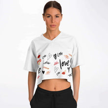 Load image into Gallery viewer, Love Football Jersey Cropped