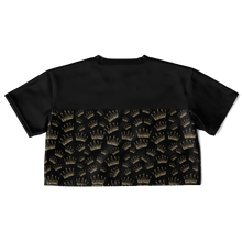 Load image into Gallery viewer, Crop football jersey - Black Crown