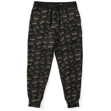 Load image into Gallery viewer, Black Crown Joggers