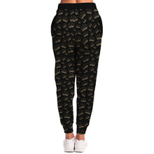 Load image into Gallery viewer, Black Crown Joggers