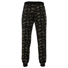 Load image into Gallery viewer, Black Crown Joggers