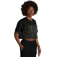Load image into Gallery viewer, Crop football jersey - Black Crown