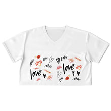 Load image into Gallery viewer, Love Football Jersey Cropped