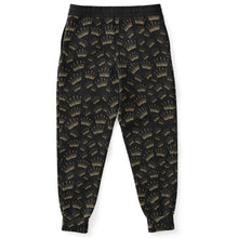 Load image into Gallery viewer, Black Crown Joggers