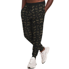 Load image into Gallery viewer, Black Crown Joggers