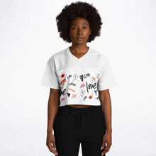Load image into Gallery viewer, Love Football Jersey Cropped