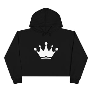 LOGO/CROWN CROP HOODIE