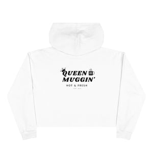LOGO/CROWN CROP HOODIE