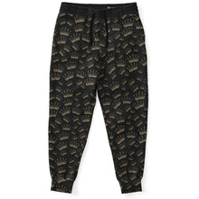 Load image into Gallery viewer, Black Crown Joggers
