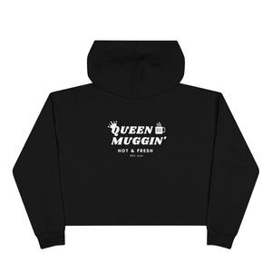 LOGO/CROWN CROP HOODIE
