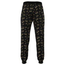 Load image into Gallery viewer, Black Crown Joggers
