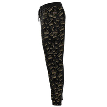 Load image into Gallery viewer, Black Crown Joggers
