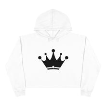 Load image into Gallery viewer, LOGO/CROWN CROP HOODIE

