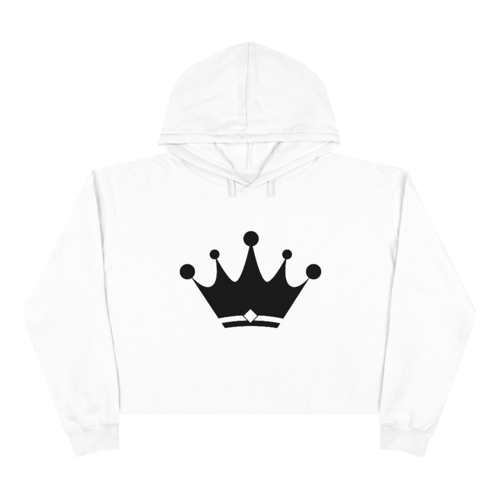 LOGO/CROWN CROP HOODIE