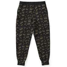 Load image into Gallery viewer, Black Crown Joggers
